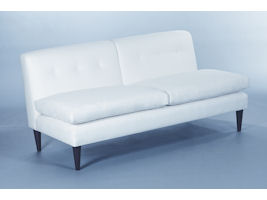 Brompton Fixed Back Armless Sofa 