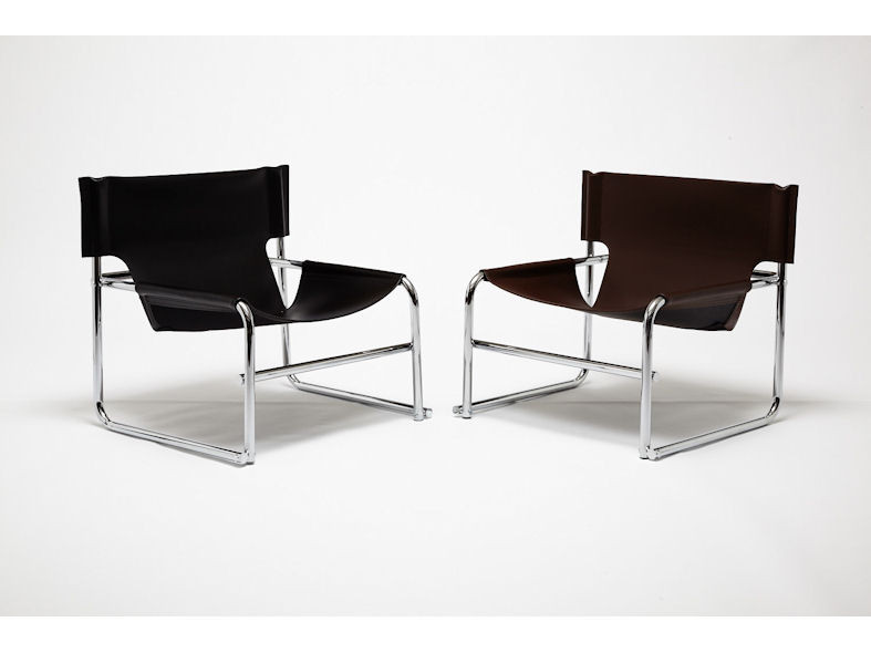 T1 Leather Sling Chair 