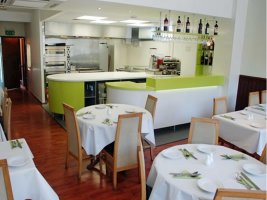 Commercial Kitchen created with DuPont™ Corian®