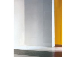 Floor drains for one-piece stone shower trays