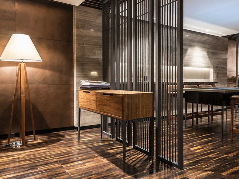 Black Oak 2 strip Board Hardwood Flooring