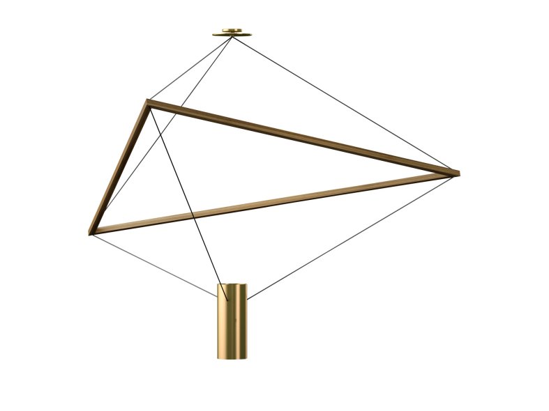 37 Brass Chandelier