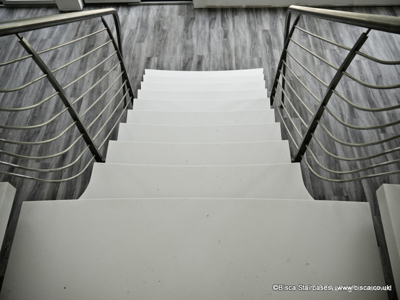 Bespoke Corian Staircase 