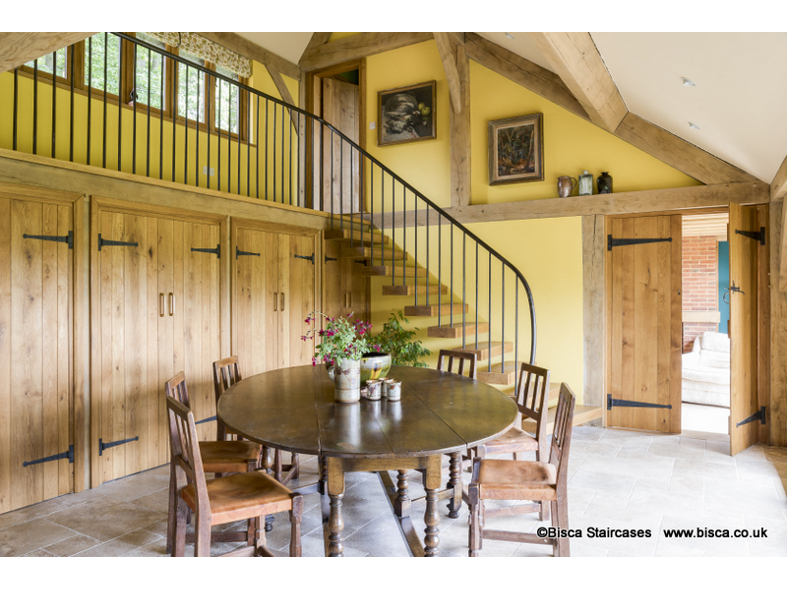 Rustic yet Contemporary Staircase 