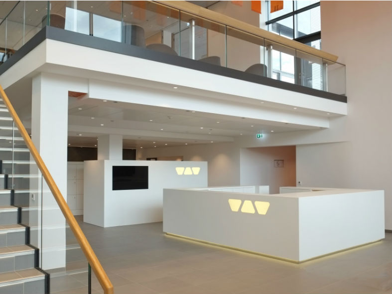 AVONITE® Solid Surface, a material for fitting out offices, shops, hotels and restaurants