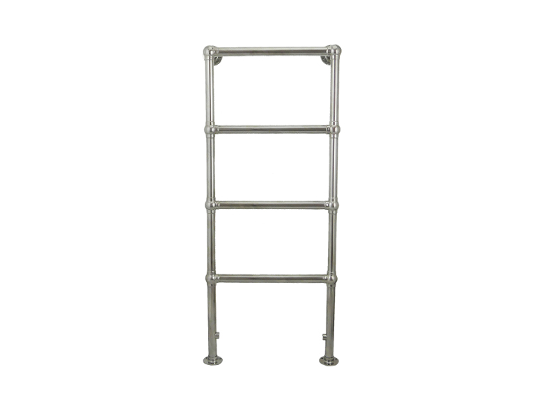 Fletching Floor to Wall Heated Towel Rail