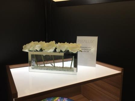 Pixalux® Illuminated nightstand 