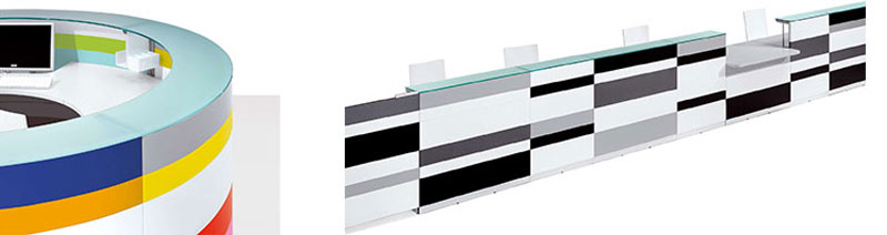 Twist Italian Reception desks (from £695)