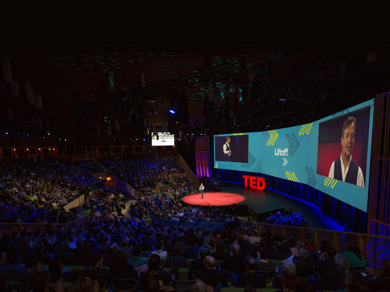 TED temporary theatre, Vancouver, by Rockwell Group