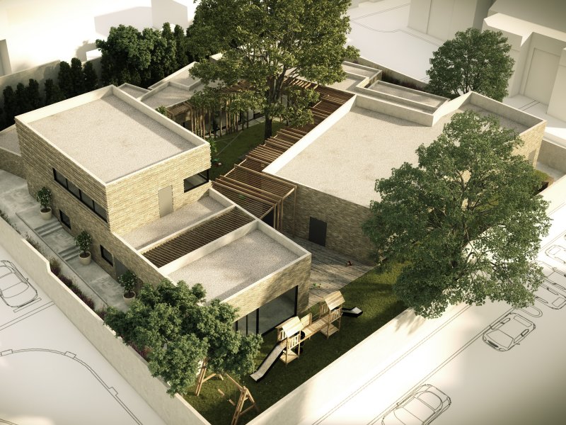 Purpose built shelter for victims of domestic abuse in Israel