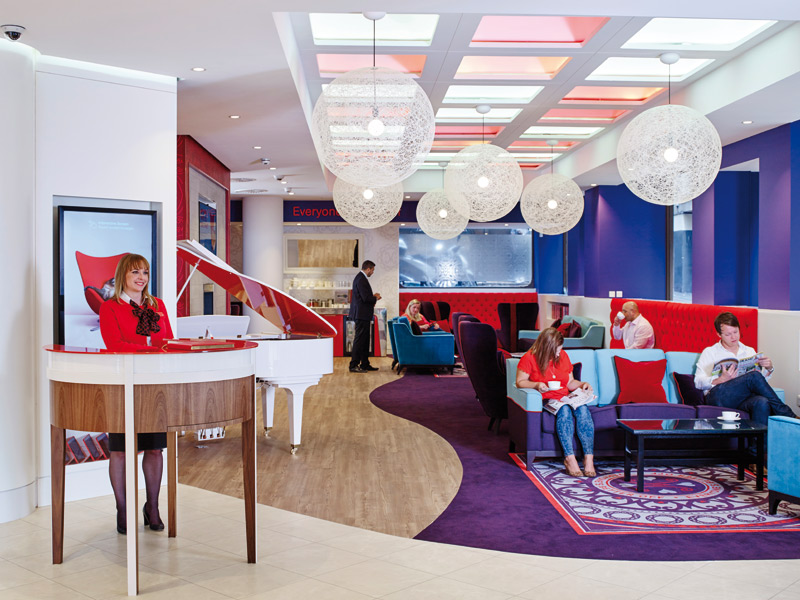 Virgin Money Lounge, Haymarket, London