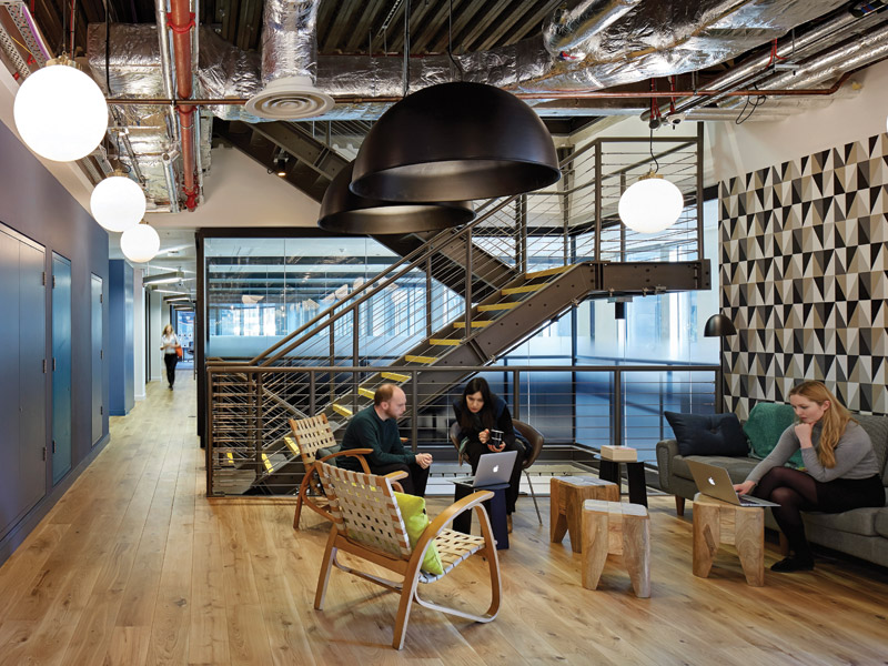 WeWork Spitalfields, London, by John Robertson Architects