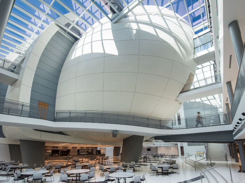 Armourcoat polished plaster used in Duke Ellington School of the Arts