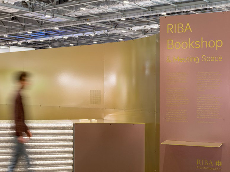 Freehaus designs chameleonic Bookshop and Meeting Space for the RIBA at ecobuild 2018