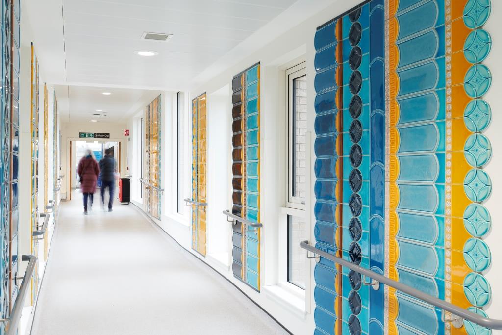 Frances Priest Ceramic Art Engages the Senses at New Hospital